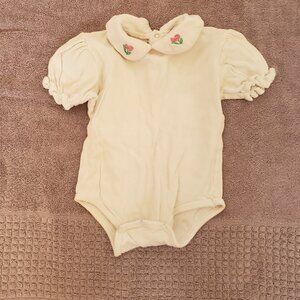 White Eaton Baby Onesie